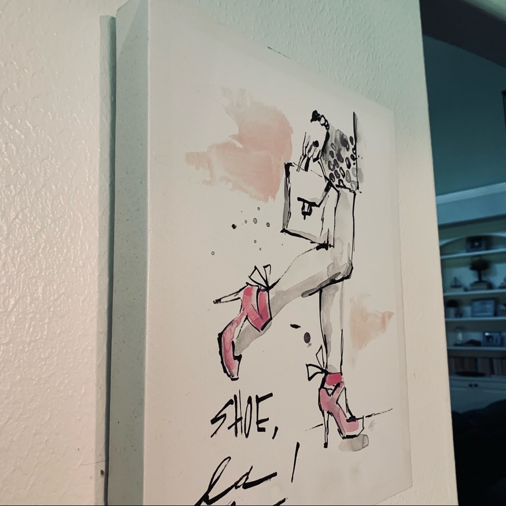 Megan Swartz Art in Motion beauty glam room fashion canvas wall art set of 2 - Picture 7 of 16